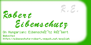 robert eibenschutz business card